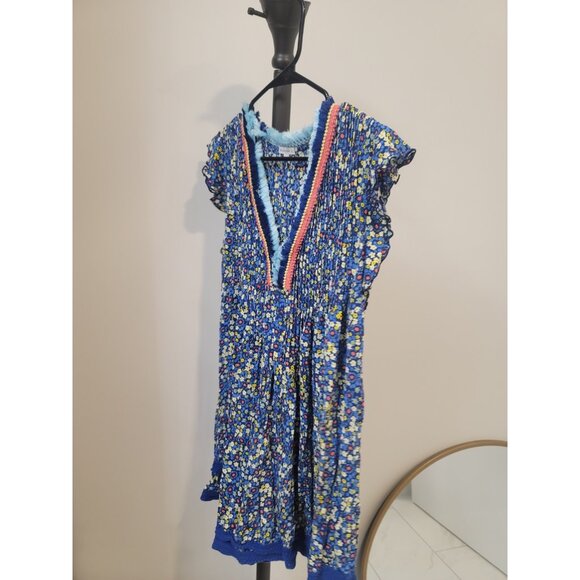 Pouppette St Barth Floral Print Mini Tunic Dress Bohemian Small - Picture 1 of 7